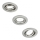 Philips - Set of 3 PERIDOT recessed downlights 1x GU10/7W/230V, silver