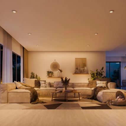 Philips - Set of 3 PERIDOT recessed downlights 1xGU10/7W/230V white