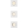 Philips - SET of 3 Recessed downlights PERIDOT 1xGU10/7W/230V White