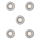 Philips - Set of 5 PERIDOT recessed downlights 1xGU10/7W/230V silver