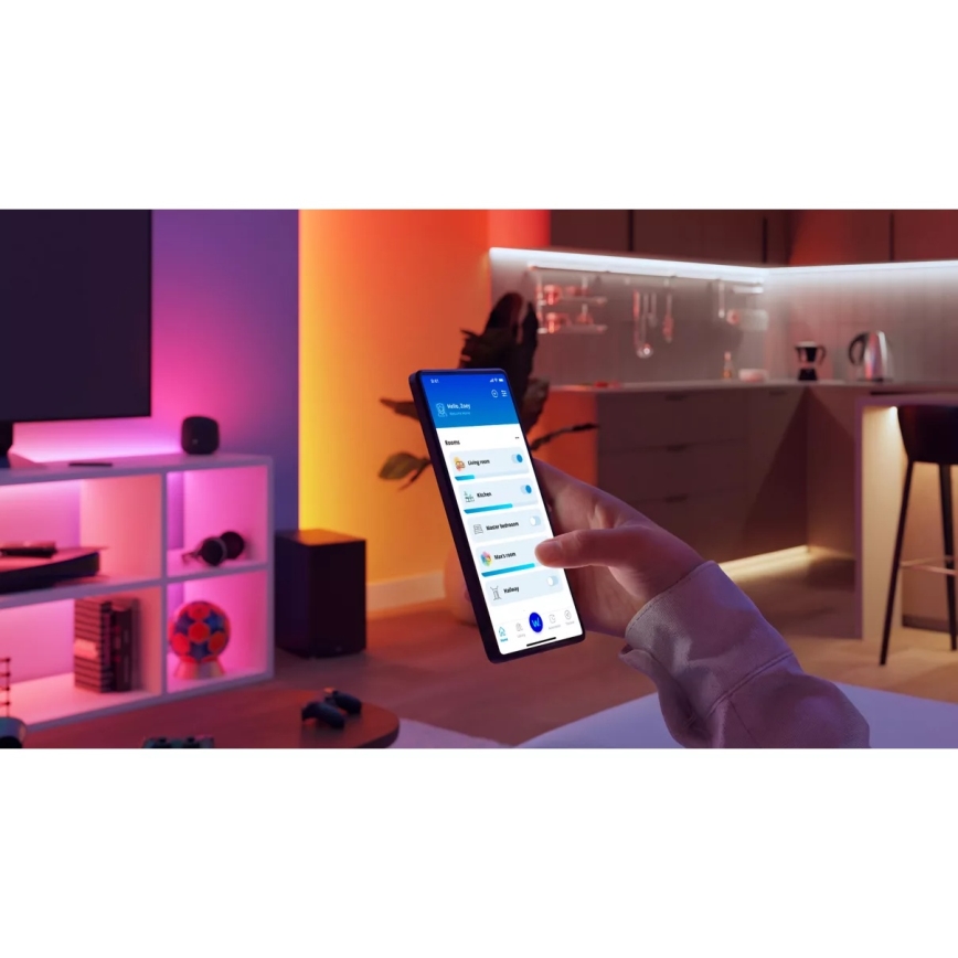 Philips - SMART WIZMOTE Remote Control 2xAAA Wi-Fi