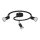Philips - Spotlight 3xGU10/50W/230V black