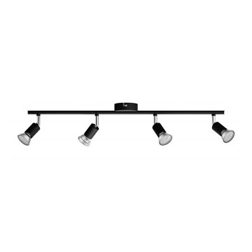 Philips - Spotlight 4xGU10/50W/230V black