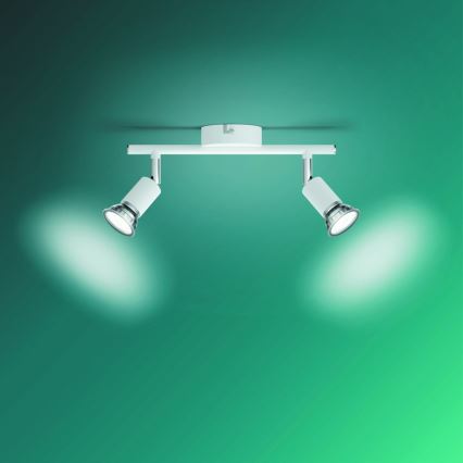 Philips - Spotlight 2xGU10/50W/230V white