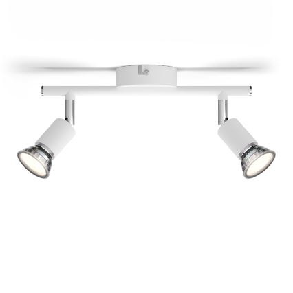 Philips - Spotlight 2xGU10/50W/230V white