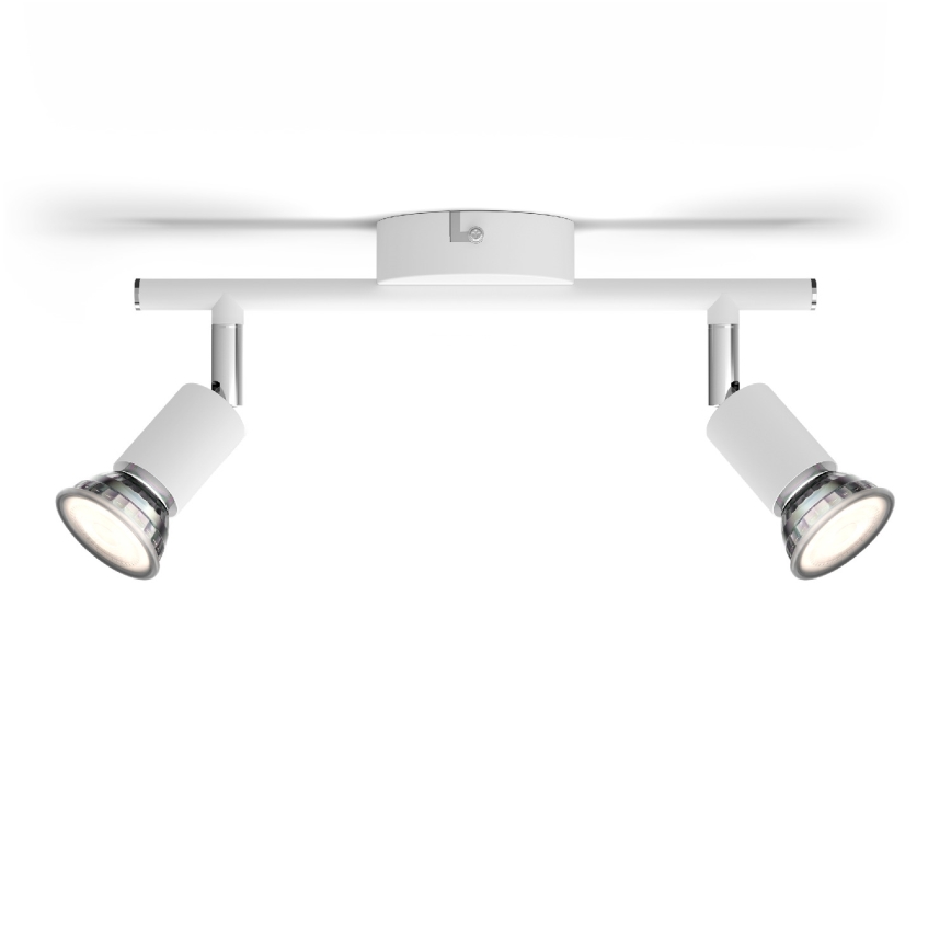 Philips - Spotlight 2xGU10/50W/230V white