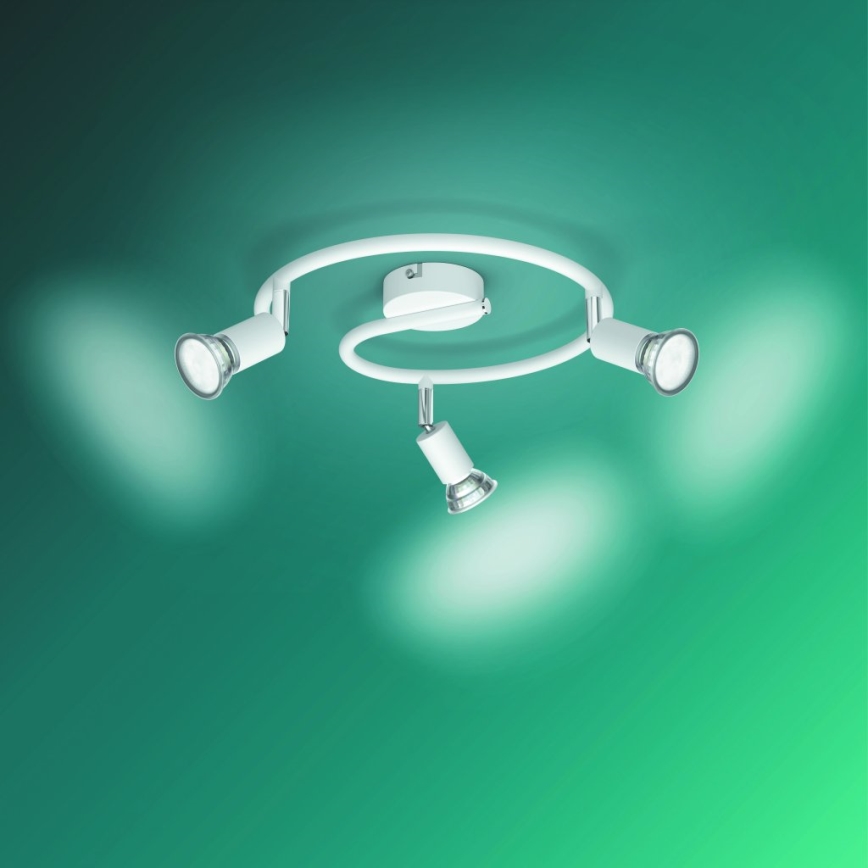 Philips - Spotlight 3xGU10/50W/230V white