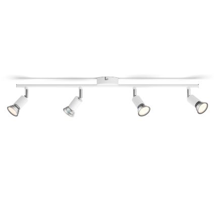 Philips - Spotlight 4xGU10/50W/230V white