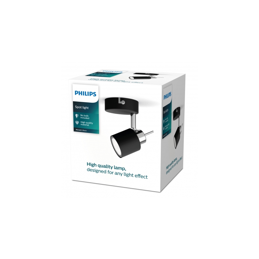 Philips - Spotlight 1xGU10/35W/230V black