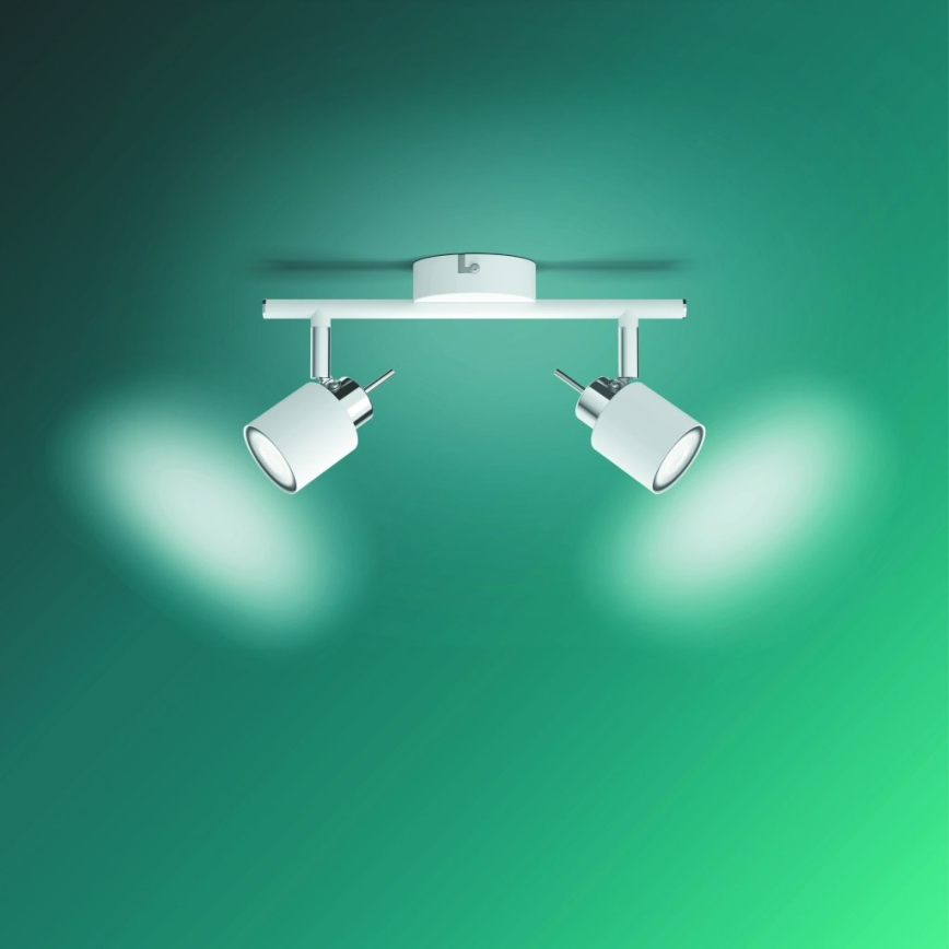 Philips - Spotlight 2xGU10/35W/230V white