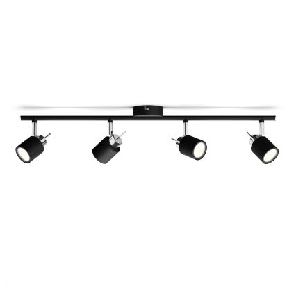 Philips - Spotlight 4xGU10/35W/230V black