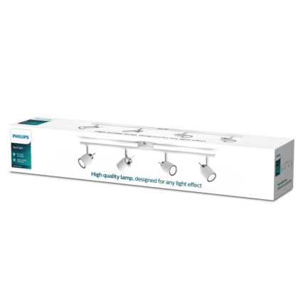 Philips - Spotlight 4xGU10/35W/230V white