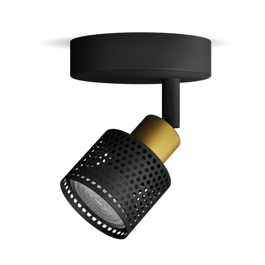 Philips - Spotlight NIALL 1xGU10/5W/230V black/brass