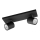 Philips - Spotlight RUNNER 2xGU10/20W/230V black
