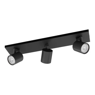 Philips - Spotlight RUNNER 3xGU10/20W/230V black