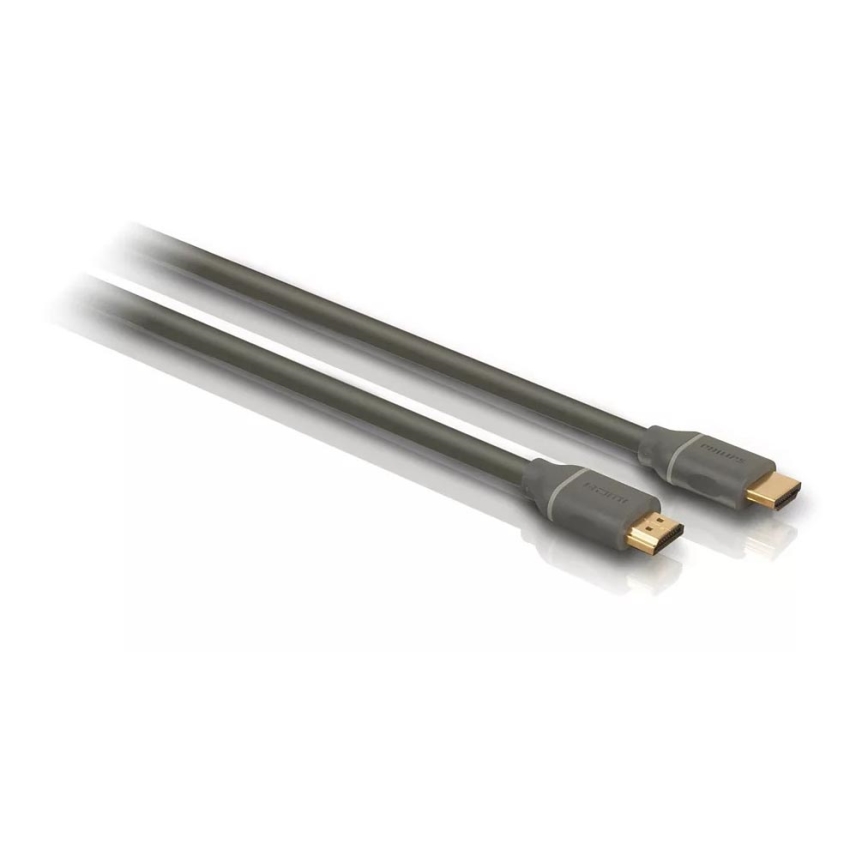 Philips SWV4432S/10 - HDMI cable with Ethernet, HDMI 1.4 A connector 1,5m grey