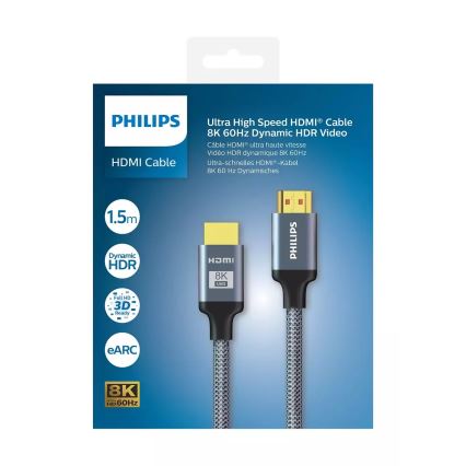 Philips SWV9115/10 - HDMI cable 1,5m grey