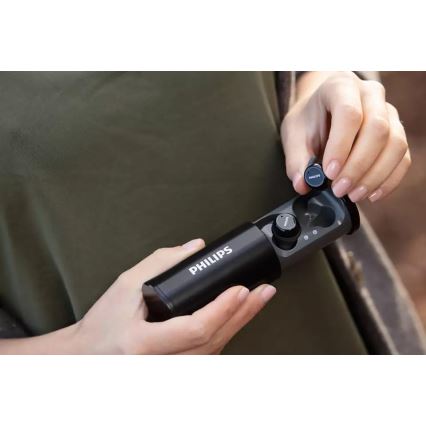 Philips TAST702BK/00 - Wireless earphones TWS Bluetooth IPX5 black