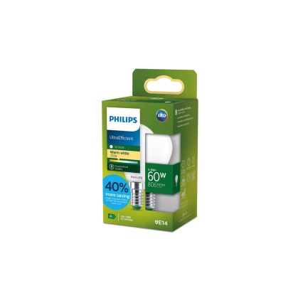 Philips ULTRAEFFICIENT LED Bulb P45 E14/3.8W/230V 2700K