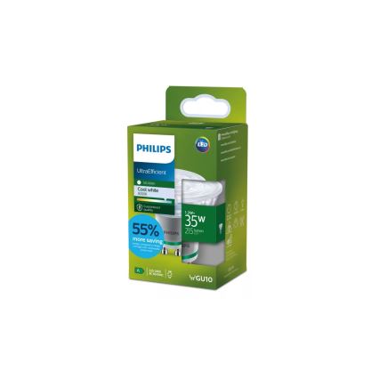 Philips ULTRAEFFICIENT LED Bulb PAR16 GU10/1.2W/230V 4000K