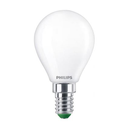 Philips ULTRAEFFICIENT P45 LED Bulb, E14, 1.2 W, 230 V, 2700 K