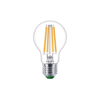 Philips ULTRAEFFICIENT VINTAGE A60 LED Bulb E27, 4W, 230V, 2700K