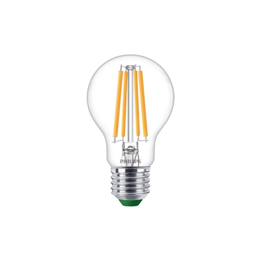 Philips ULTRAEFFICIENT VINTAGE A60 LED Bulb E27, 4W, 230V, 2700K