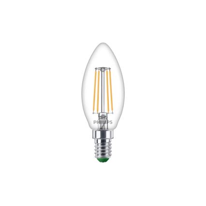 Philips ULTRAEFFICIENT VINTAGE B35 LED Bulb E14/1,2W/230V 2700K