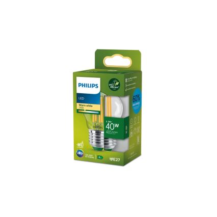 Philips ULTRAEFFICIENT VINTAGE P45 LED Bulb E27 2.3W 230V 2700K