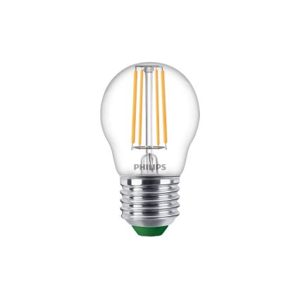 Philips ULTRAEFFICIENT VINTAGE P45 LED Bulb E27/3.8W/230V 2700K