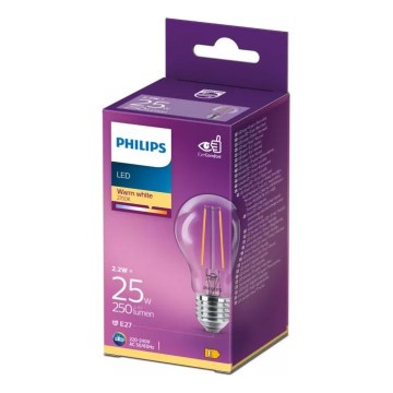 Philips Vintage A60 LED Bulb E27/2.2W/230V 2700K