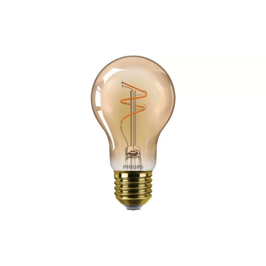 Philips VINTAGE A60 LED Dimmable Bulb, E27, 3.1W, 230V, 1800K
