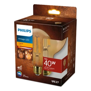 Philips Vintage G95 LED Bulb E27/7W/230V 1800K
