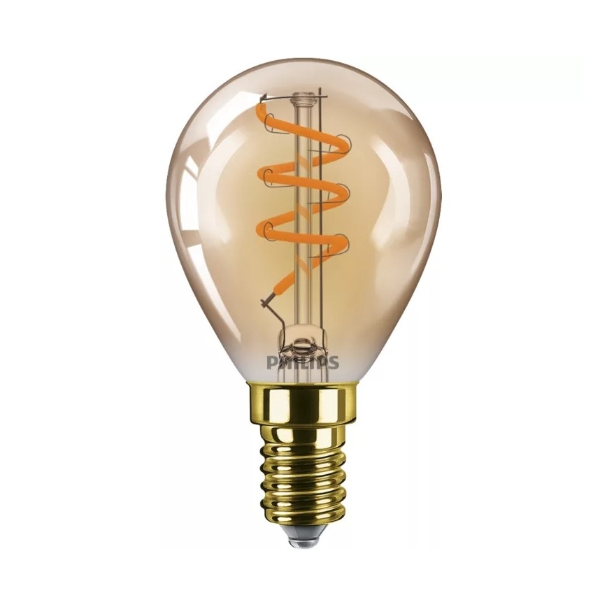 Philips Vintage P45 LED Bulb E14, 3W, 230V, 2200K
