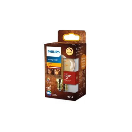 Philips VINTAGE P45 LED Dimmable Bulb E14, 2.7W, 230V, 1800K