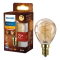 Philips VINTAGE P45 LED Dimmable Bulb E14/3.1W/230V 2200K