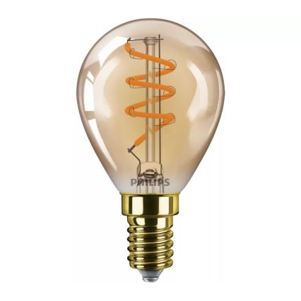Philips VINTAGE P45 LED Dimmable Bulb, E14, 3W, 230V, 2200K