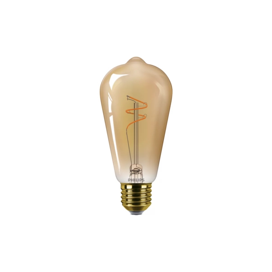 Philips Vintage ST64 LED Dimmable Bulb E27, 3.1W, 230V, 1800K