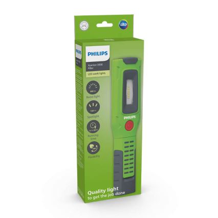 Philips X30PILLX1-LED Rechargeable flashlight XPERION LED/5W/3,7V 200 lm 2500 mAh 6000K