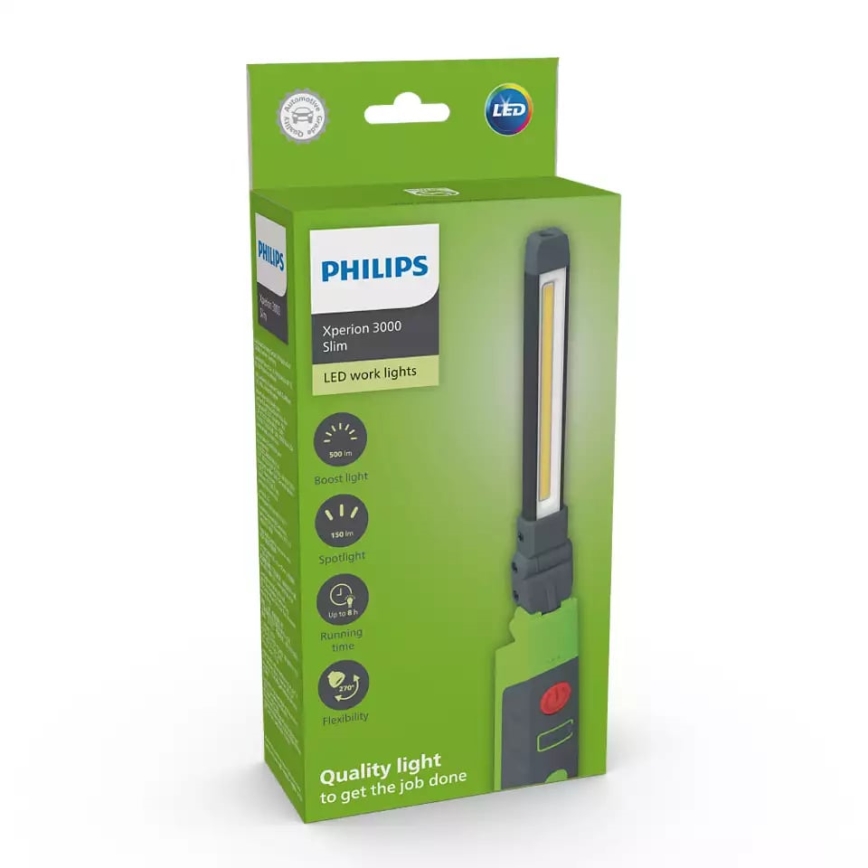 Philips X30SLIMX1 - LED Dimmable rechargeable flashlight XPERION LED/5W/3,7V 500 lm 2500mAh