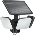 Philips - ZYREN LED Solar Wall Light with Sensor, 24.5W/3.7V, 2600 mAh, 3000K, IP65