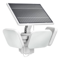 Philips - ZYREN LED Solar Wall Light with Sensor, 24.5W/3.7V, 2600 mAh, 5000K, IP65, White
