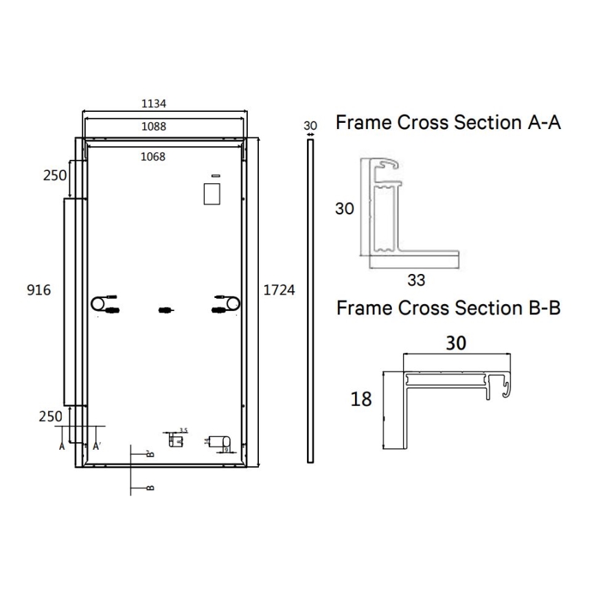 Photovoltaic solar panel LEAPTON 410Wp black frame IP68 Half Cut