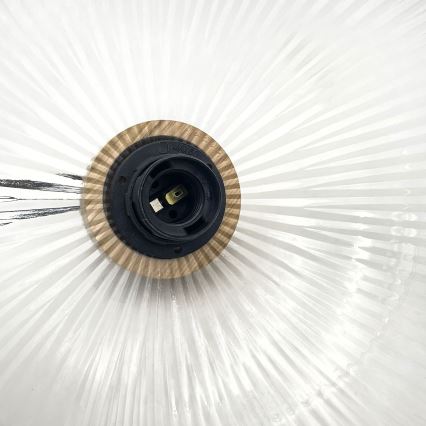 PIA cable pendant light 1xE27/60W/230V Ø 30 cm oak