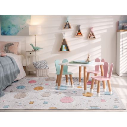 PIAR Children's Rug 80 x 150 cm — Multicolored Dots