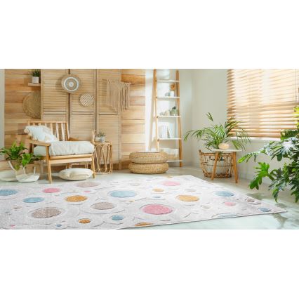 PIAR Children's Rug 80 x 150 cm — Multicolored Dots