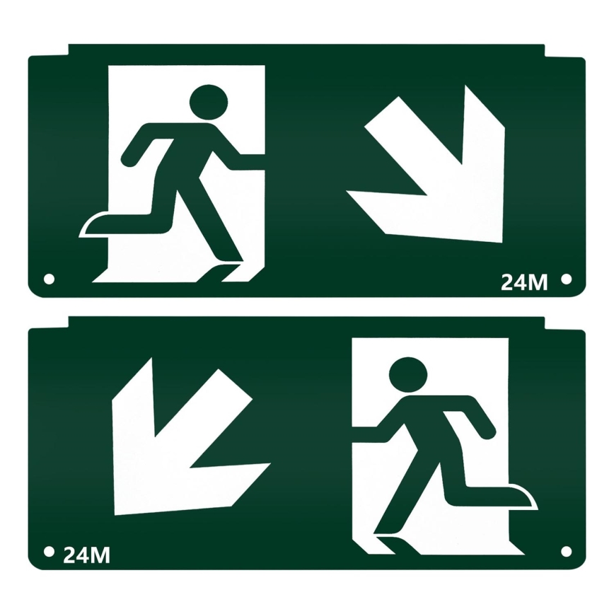 Pictogram for emergency lighting 16,2x32,7 cm