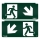 Pictogram for emergency lighting 16,2x32,7 cm