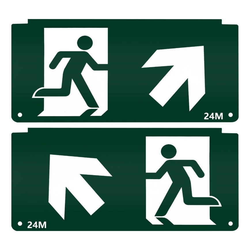Pictogram for emergency lighting 16,2x32,7 cm