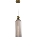 PIEGA Cable Pendant Lamp 1xE14/40W/230V, Brass/Smoke Beige